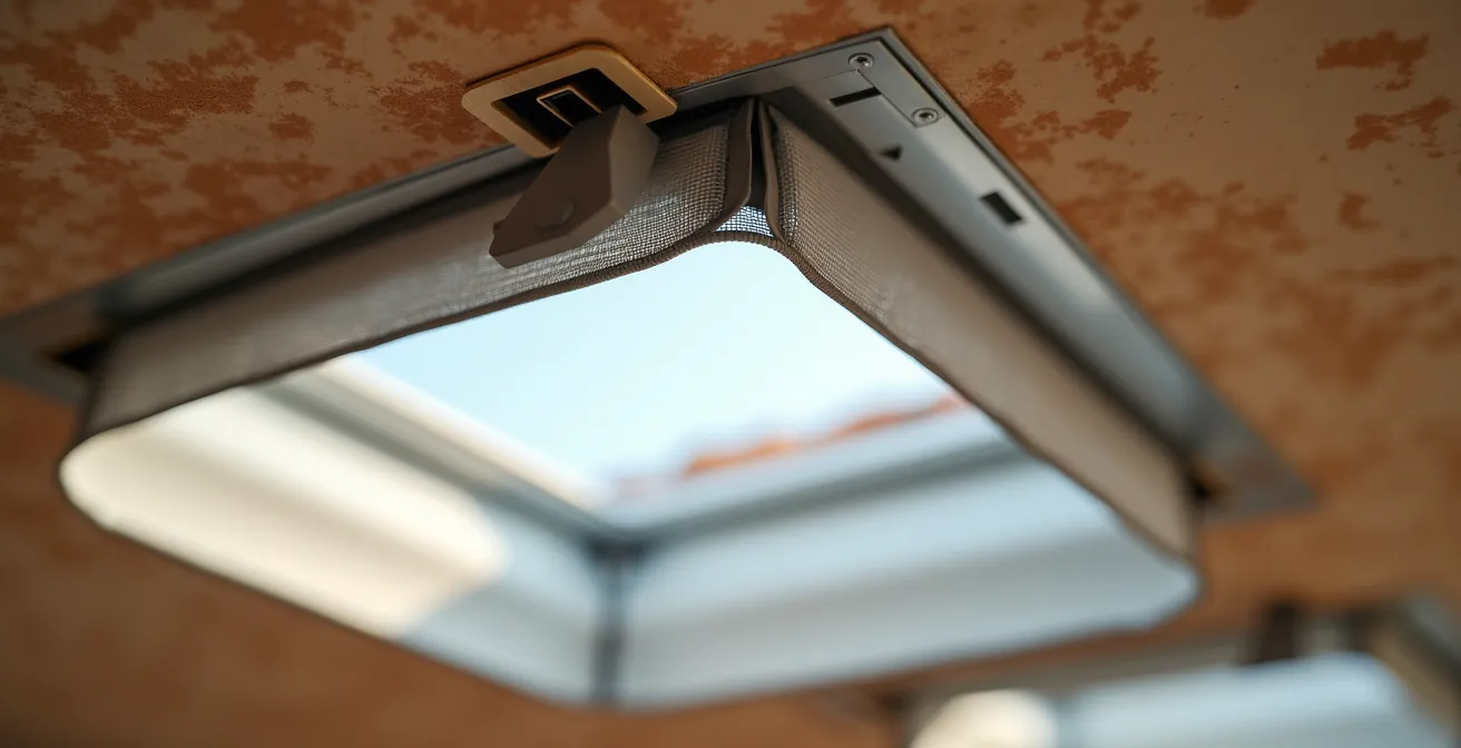 Vista detallada de tubos de luz solar instalados en ático español